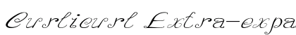 Curlicurl Extra-expanded Italic Preview
