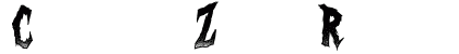 Curse of the Zombie Regular Font Preview
