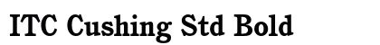 ITC Cushing Std Bold font free download