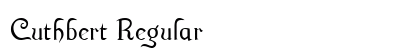 Cuthbert Regular Preview