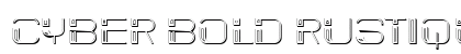 Cyber Bold Rustique Font Cyber Bold Rustique Font Preview