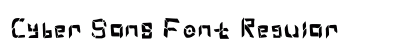 Cyber Sans Font Regular Font Cyber Sans Font Regular Font Preview
