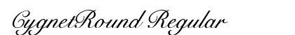 CygnetRound Regular font free download