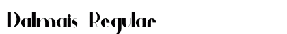Dalmais Regular (OpenType) Font Preview