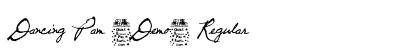 Dancing Pam (Demo) Regular Font Preview