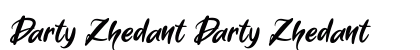 Darty Zhedant Darty Zhedant Font Preview