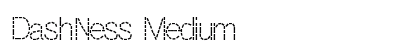 DashNess Medium font free download