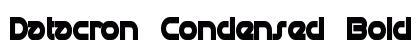 Datacron Condensed Bold Preview