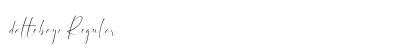dattebayo Regular Font Preview