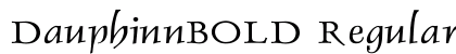 DauphinnBOLD Regular font free download
