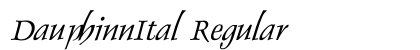DauphinnItal Regular font free download