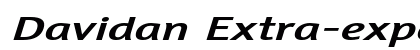 Davidan Extra-expanded Italic Preview