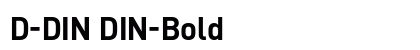 D-DIN DIN-Bold font free download