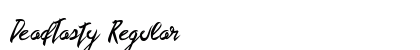 DeadTasty Regular font free download