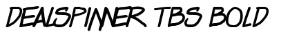 Dealspinner TBS Bold Font Preview