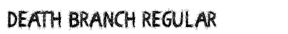 Death Branch Regular font free download