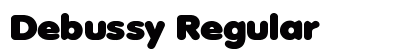 Debussy Regular font free download