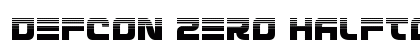 Defcon Zero Halftone Regular Font Defcon Zero Halftone Regular Font Preview