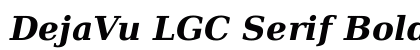 DejaVu LGC Serif Bold Italic font free download