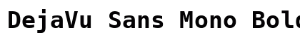 DejaVu Sans Mono Bold font free download