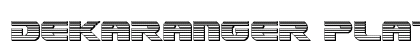 Dekaranger Platinum Regular font free download
