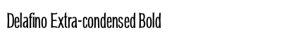 Delafino Extra-condensed Bold font free download