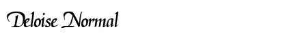 Deloise Normal Font Preview
