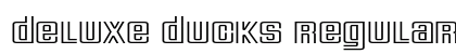 Deluxe Ducks Regular Font Preview