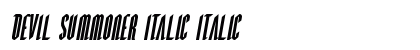 Devil Summoner Italic Preview