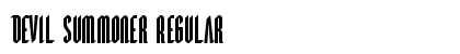 Devil Summoner Regular font free download
