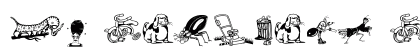 Df Backyard BeastiesTT ITC Regular Font Preview