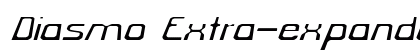 Diasmo Extra-expanded Italic font free download