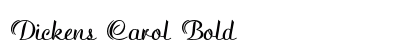 Dickens Carol Bold font free download