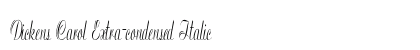 Dickens Carol Extra-condensed Italic Preview