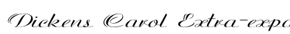 Dickens Carol Extra-expanded Italic Preview