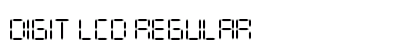 DIGIT LCD Regular Font DIGIT LCD Regular Font Preview