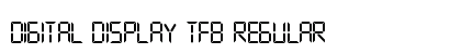 digital display tfb Regular Font Preview