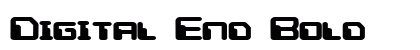 Digital End Bold Preview