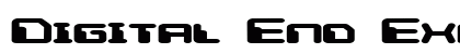 Digital End Expanded Bold Preview