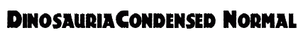 DinosauriaCondensed Normal font free download