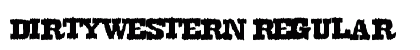 DirtyWestern Regular preview