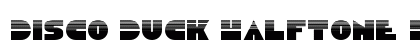 Disco Duck Halftone Regular Font Preview