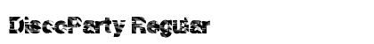 DiscoParty Regular Font Preview