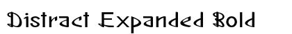 Distract Expanded Bold font free download