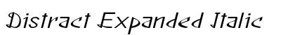 Distract Expanded Italic Preview