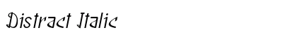 Distract Italic Preview
