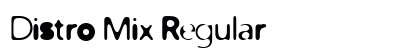 Distro Mix Regular Font Preview