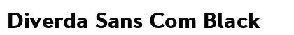 Diverda Sans Com Black Preview