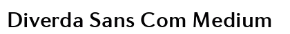 Diverda Sans Com Medium Preview