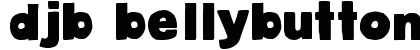 DJB BellyButton-Innie Bold Font Preview
